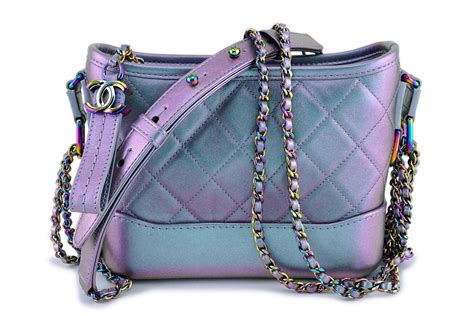 chanel purple iridescent bag|chanel 22 small handbag.